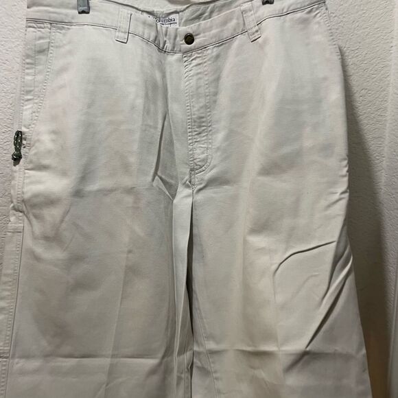 Mens columbia pants 36x32 Chino khaki - Picture 3 of 12